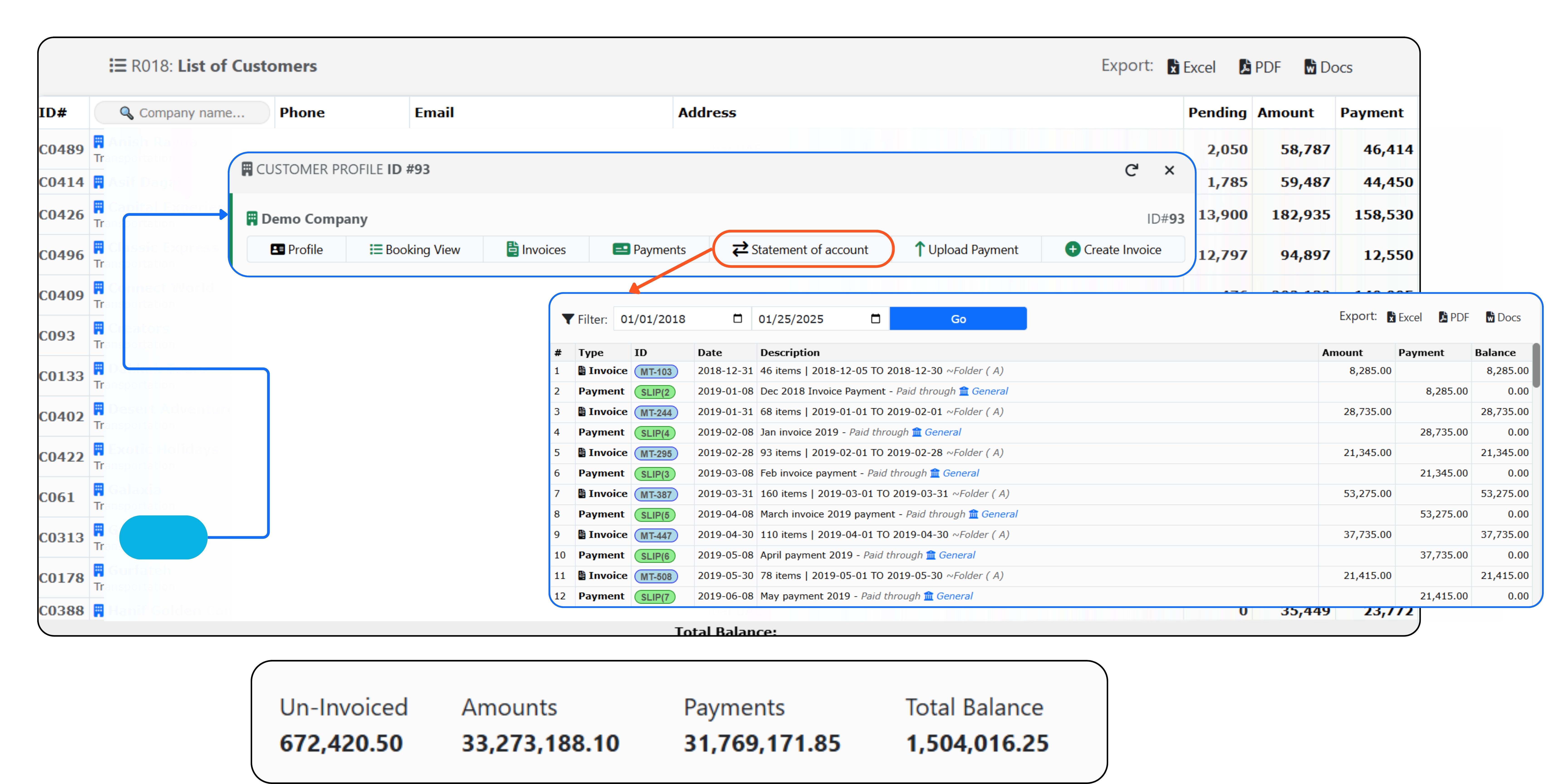 Customer Dashboard